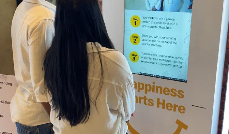 Sri Lanka’s first-ever smile-activated vending machine combines face-recognition technology using artificial intelligence & machine learning